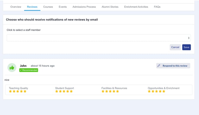 Dashboard management
