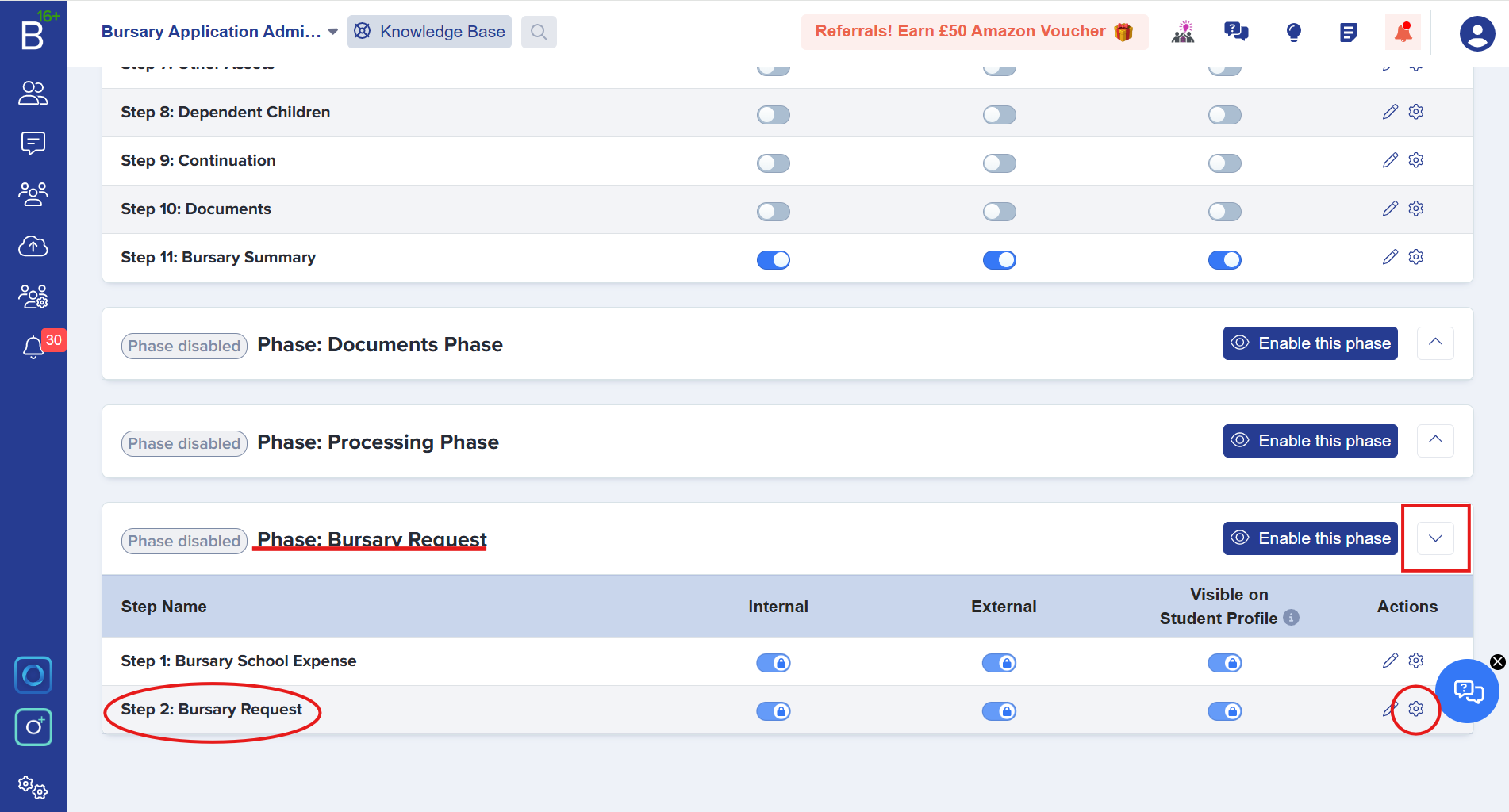 How to update the Bursary Request form