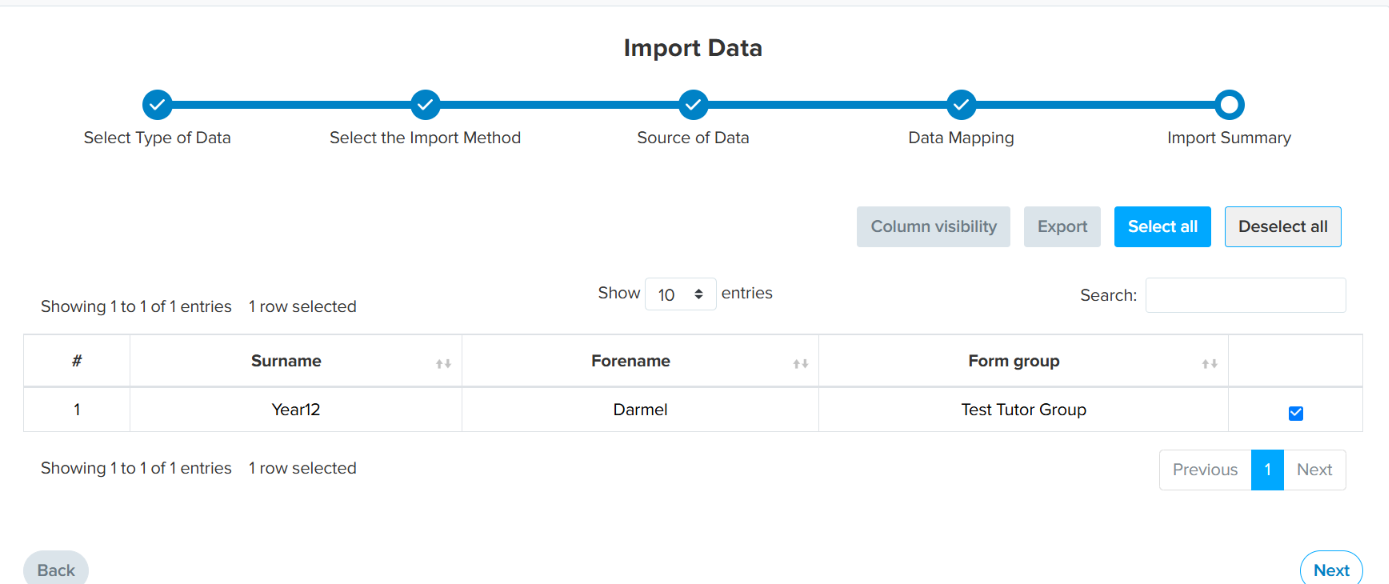 Importing Tutor Groups or Form Groups for Internal Students (not Year 12)