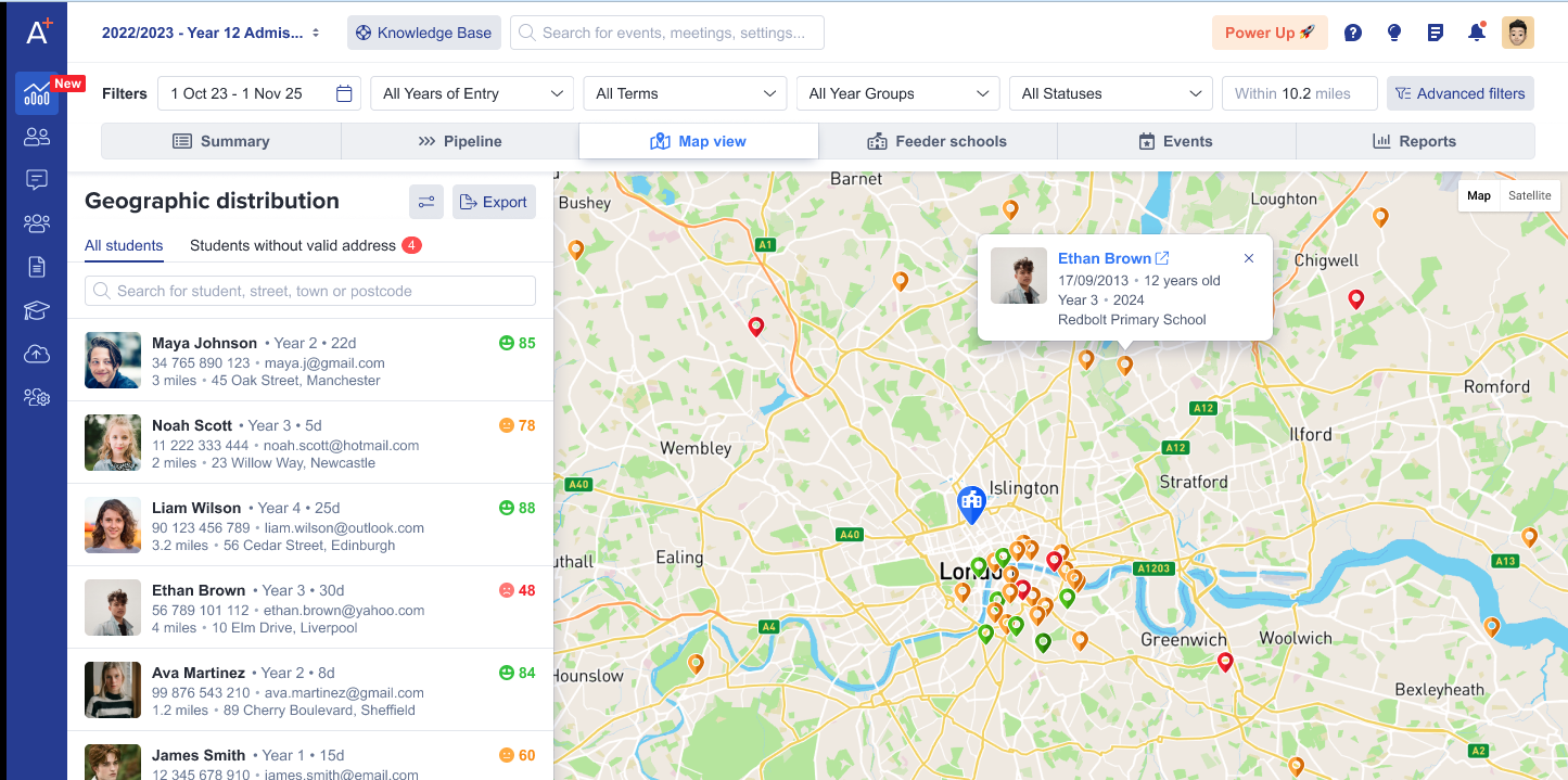Map View